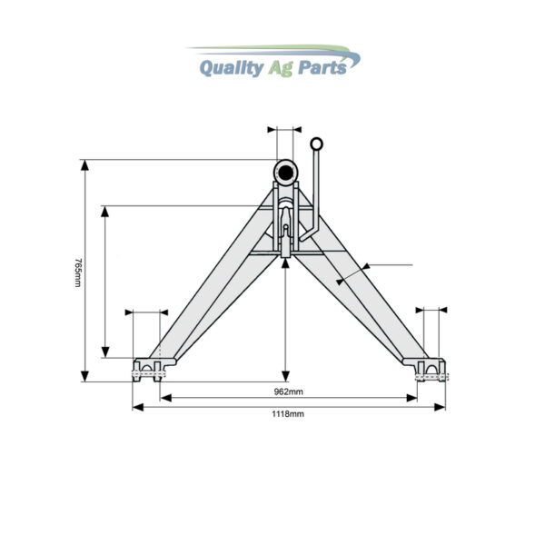 A Frame Quick Hitch System (Cat.3) CE Approved - Image 6