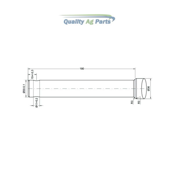 Loader Tine - Straight 760mm, (Star)   To fit as: 5500004 - Image 2